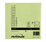 <p>Apple green Papicolor envelope 140x140mm pack of 6 pieces</p>