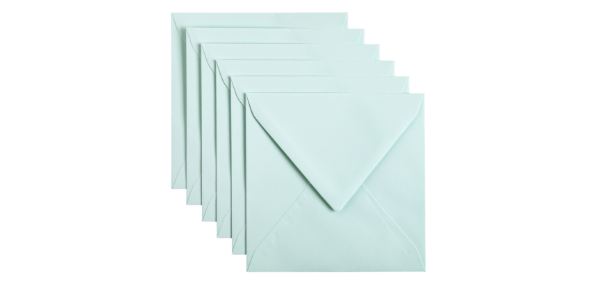 Papicolor Envelope 140x140mm blue-green pack of 6 pieces