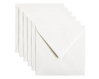 Enveloppe Papicolor 140x140mm blanc neige paquet 6 pièces