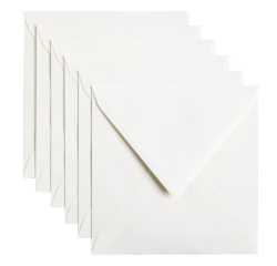 Enveloppe Papicolor 140x140mm blanc neige paquet 6 pièces