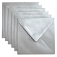 Envelop Papicolor 140x140mm metallic zilver pak à 6 stuks