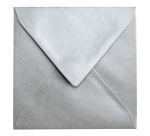 Enveloppe Papicolor 140x140mm argent métallisé paquet 6 pièces