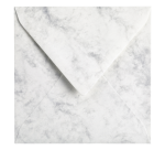 Enveloppe Papicolor 140x140mm gris marbré paquet 6 pièces