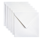Metallic Pearl White Papicolor Envelope 140x140mm pack of 6 pieces
