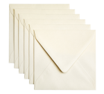 Papicolor Envelope 140x140mm Metallic Ivory Pack of 6 Pieces