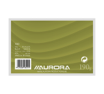 Aurora System Sheet 150x100mm plain 190g white 100 sheets