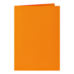 Carte de correspondance Papicolor double 105x148mm orange