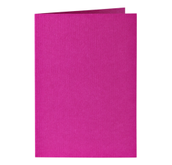 Carte de correspondance Papicolor double 105x148mm rose vif 6 pièces