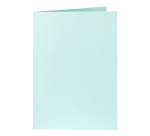 Carte de correspondance Papicolor double 105x148mm vert bleuté 6 pièces