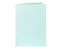 Carte de correspondance Papicolor double 105x148mm vert bleuté 6 pièces