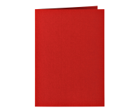 Carte de correspondance Papicolor double 105x148mm rouge 6 pièces