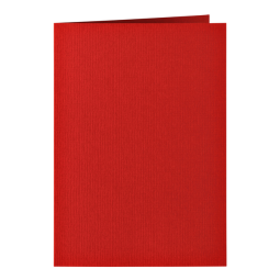 Carte de correspondance Papicolor double 105x148mm rouge