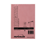 Carte de correspondance Papicolor double 105x148mm rouge 6 pièces