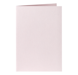 Correspondentiekaart Papicolor dubbel 105x148mm lichtroze pak à 6 stuks