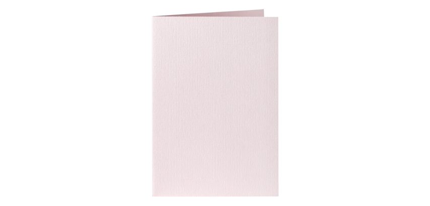 Carte de correspondance Papicolor double 105x148mm rose clair 6 pièces