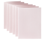 Correspondentiekaart Papicolor dubbel 105x148mm lichtroze pak à 6 stuks