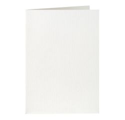 Carte de correspondance Papicolor double 105x148mm blanc neige 6 pièces