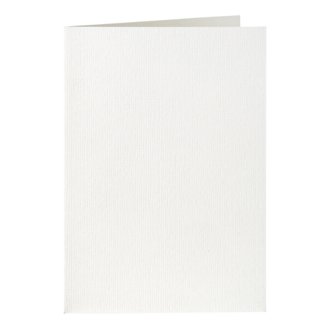 Carte de correspondance Papicolor double 105x148mm blanc neige