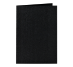 Carte de correspondance Papicolor double 105x148mm noir corbeau 6 pièces