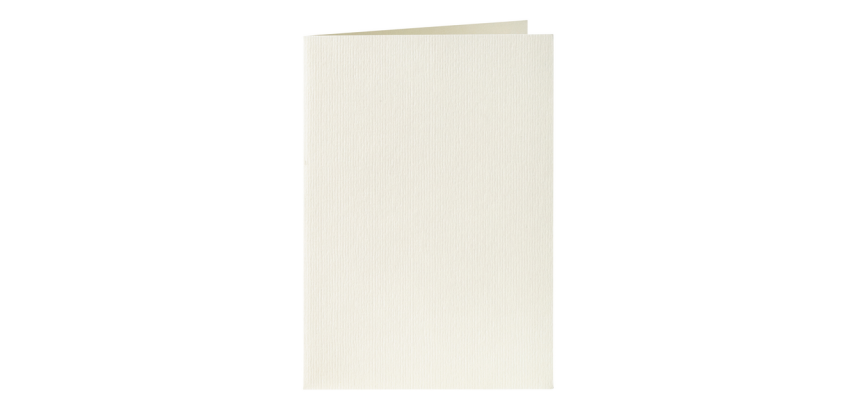 Carte de correspondance Papicolor double 105x148mm blanc 6 pièces