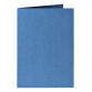 Carte de correspondance Papicolor double 105x148mm bleu roi