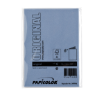 Carte de correspondance Papicolor double 105x148mm bleu roi 6 pièces