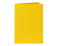 Correspondentiekaart Papicolor dubbel 105x148mm dottergeel pak à 6 stuks