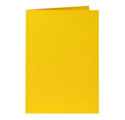Correspondentiekaart Papicolor dubbel 105x148mm dottergeel pak à 6 stuks