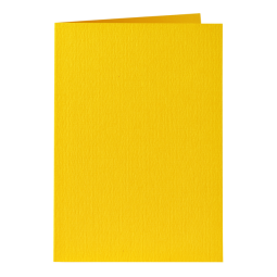 Carte de correspondance Papicolor double 105x148mm jaune bouton d'or