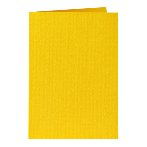 Carte de correspondance Papicolor double 105x148mm jaune bouton d'or