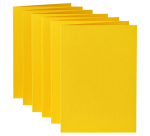 Carte de correspondance Papicolor double 105x148mm jaune bouton d'or 6 pièces