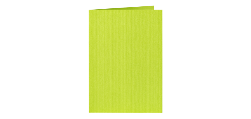 Papicolor double correspondence card 105x148mm apple green 6 pieces
