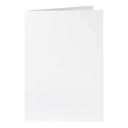Carte de correpondance Papicolor double 105x148mm kraft blanc