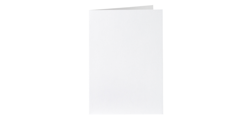 Doppelkarte Papicolor 105x148mm weißer Karton 6 Stück
