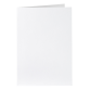 Carte de correpondance Papicolor double 105x148mm kraft blanc