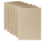 Papicolor correspondence card double 105x148mm gray kraft 6 pieces