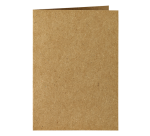 Carte de correspondance Papicolor double 105x148mm brun 6 pièces