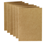 Carte de correspondance Papicolor double 105x148mm brun 6 pièces