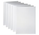 Carte de correspondance Papicolor double 105x148mm blanc perle métallisé 6 pièces