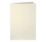 Carte de correspondance Papicolor double 105x148mm ivoire métallisé 6 pièces
