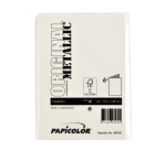 Carte de correspondance Papicolor double 105x148mm ivoire métallisé 6 pièces
