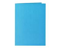 Carte de correspondance Papicolor double 105x148mm bleu ciel 6 pièces