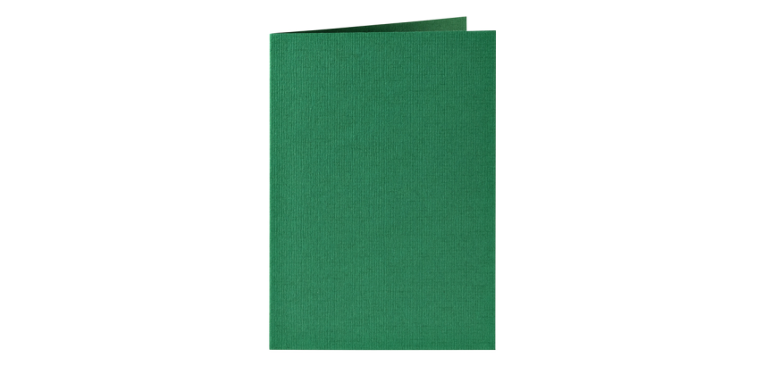 Papicolor correspondence card double 105x148mm fir green 6 pieces