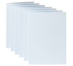 Carte de correspondance Papicolor double 105x148mm bleu bébé 6 pièces