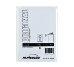 Carte de correspondance Papicolor double 105x148mm bleu bébé 6 pièces