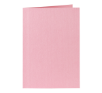 Carte de correspondance Papicolor double 105x148mm rose bébé 6 pièces