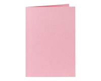 Carte de correspondance Papicolor double 105x148mm rose bébé 6 pièces