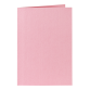 Correspondentiekaart Papicolor dubbel 105x148mm babyroze pak à 6 stuks