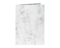 Correspondentiekaart Papicolor dubbel 105x148mm marmer grijs pak à 6 stuks