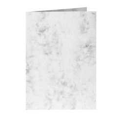 Carte de correspondance Papicolor double 105x148mm gris marbré